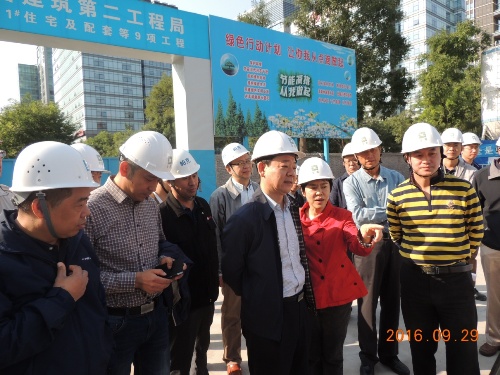 金融街集團(tuán)董事長牛明奇一行赴基礎(chǔ)公司華嘉項目開展國慶前夕安全檢查