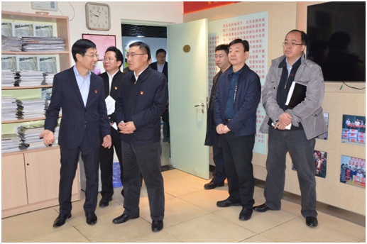 區(qū)委領導調(diào)研金融街集團所屬威斯汀大酒店基層黨建工作